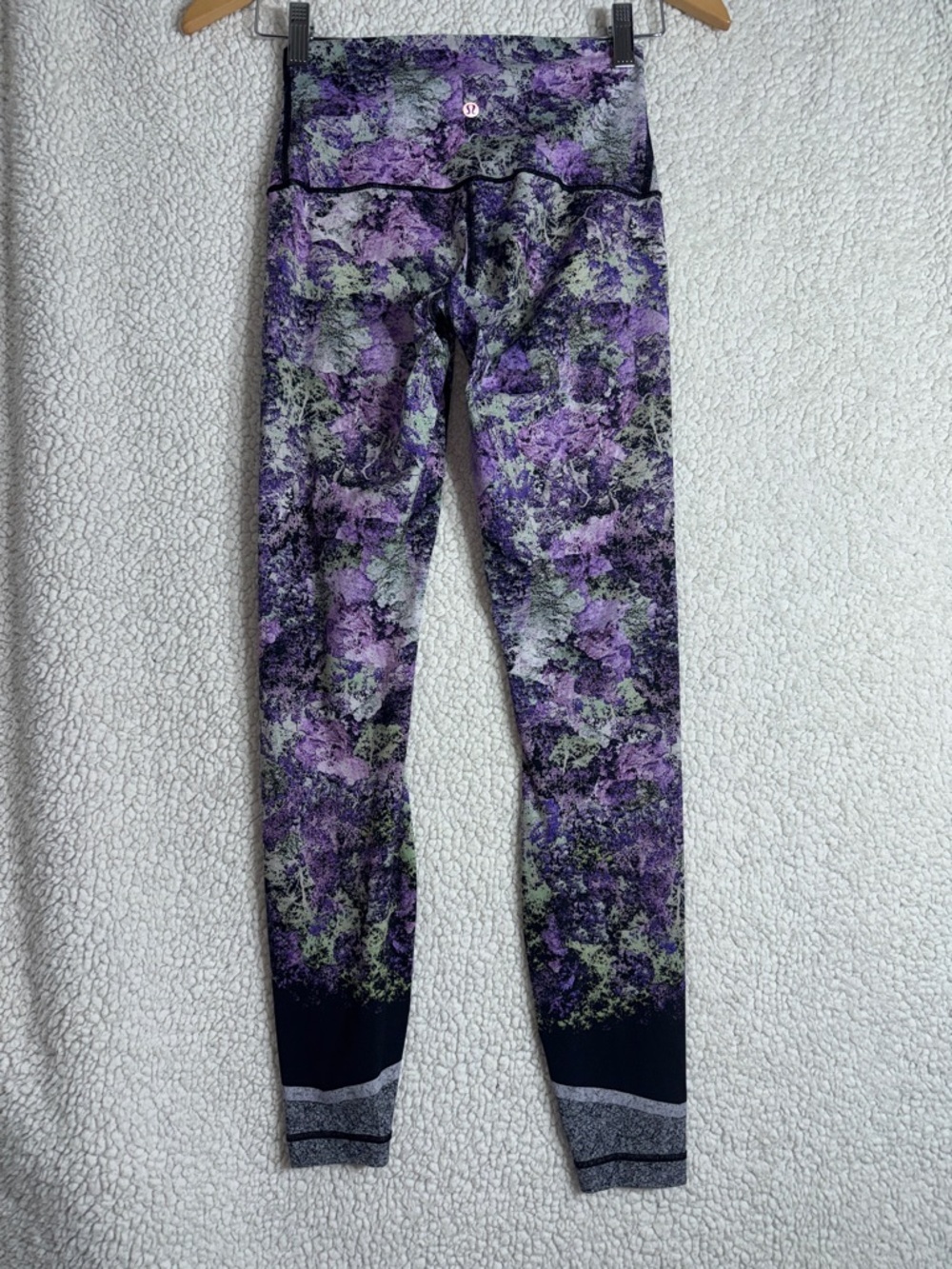 Lululemon Wunder Under High-Rise Leggings Purple/Pink Multi Size 6 - Picture 4 of 9